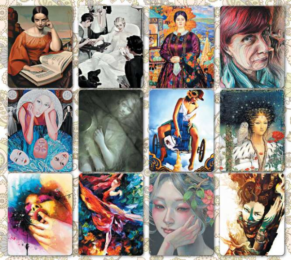 Метафорические ассоциативные карты "Женщина глазами художника"