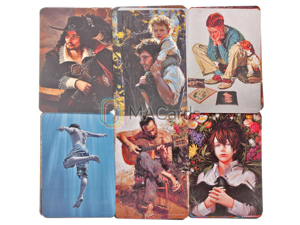 Метафорические ассоциативные карты "Мужчина глазами художника"