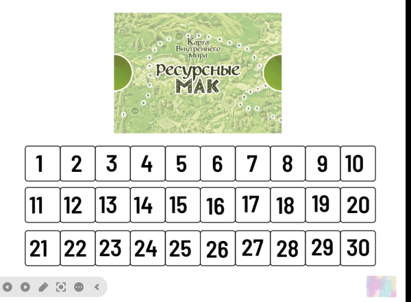 ОНЛАЙН-ВЕРСИЯ ПСИХОЛОГИЧЕСКОЙ ИГРЫ «КАРТА ВНУТРЕННЕГО МИРА» для групповой и индивидуальной работы