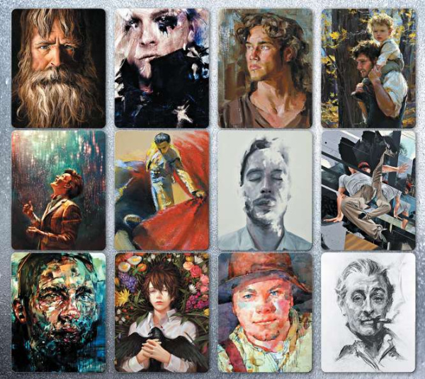 Метафорические ассоциативные карты "Мужчина глазами художника"