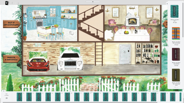 Модуль для PsyCards. Игра "Жизнь как дом"