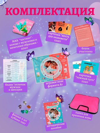 Трансформационная психологическая игра “Кастинг. Как встретить того самого.”