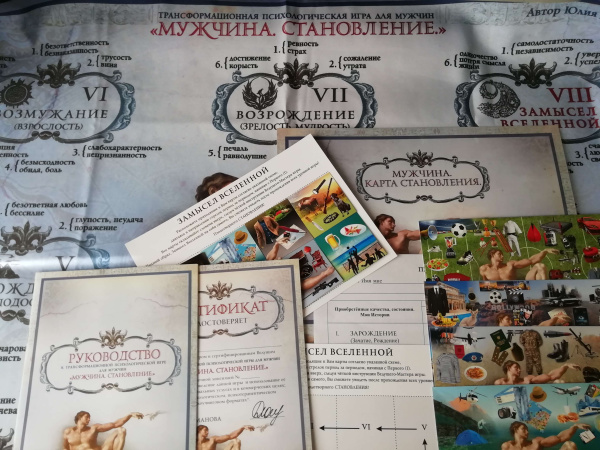 Психологическая трансформационная игра для Мужчин «Мужчина. Становление» Психологическая трансформационная игра для Мужчин «Мужчина. Становление»