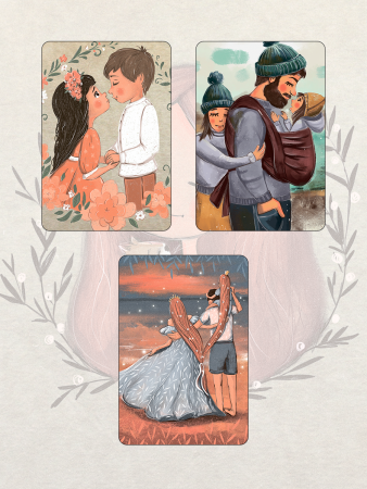 Метафорические ассоциативные карты "Истории любви"