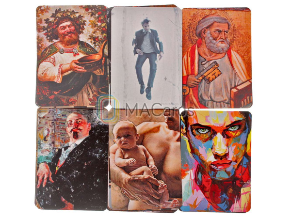 Метафорические ассоциативные карты "Мужчина глазами художника"