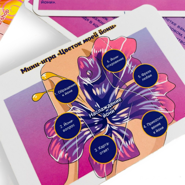 Метафорические карты «Йони — сакральный храм женщины» (мини-игра в комплекте)