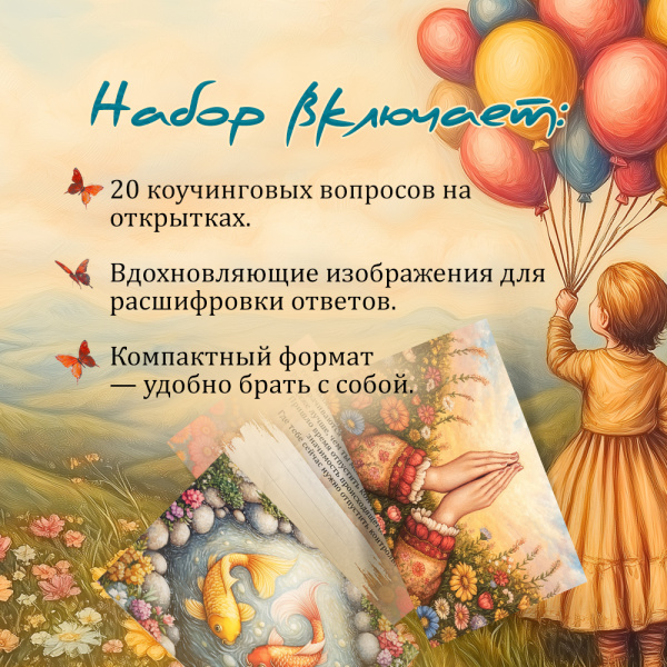 Метафорические открытки "Все ответы внутри нас"